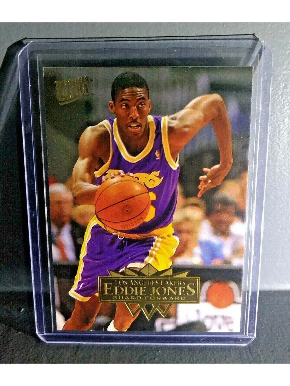 1995-96 Eddie Jones Fleer Ultra #89 Basketball Card